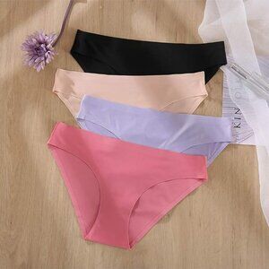 FINETOO 6 Pack Women’s Seamless Hipster Underwear Panties Invisibles SIZE L